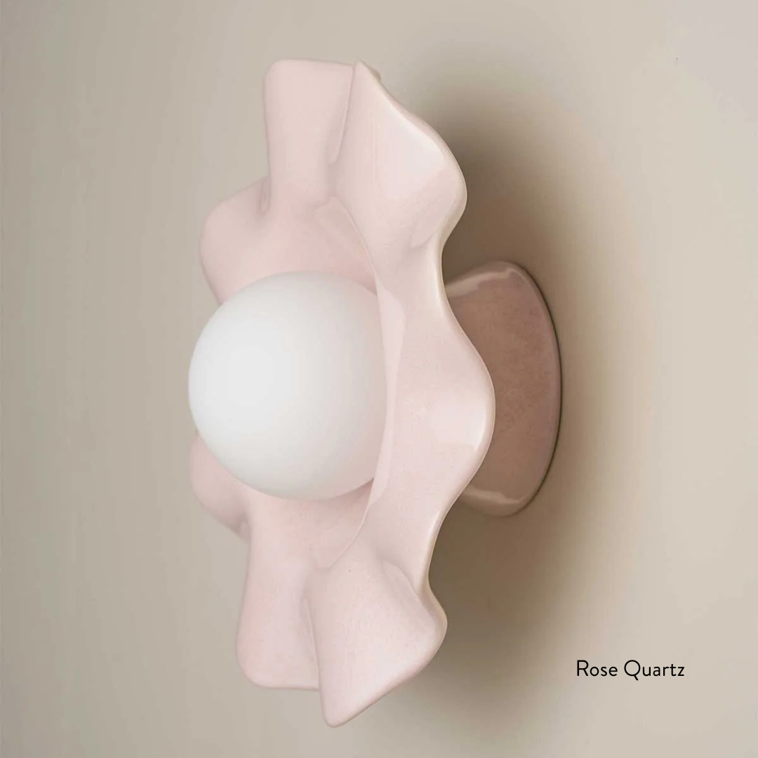 Ceramic Wall Pearl Sconce Light