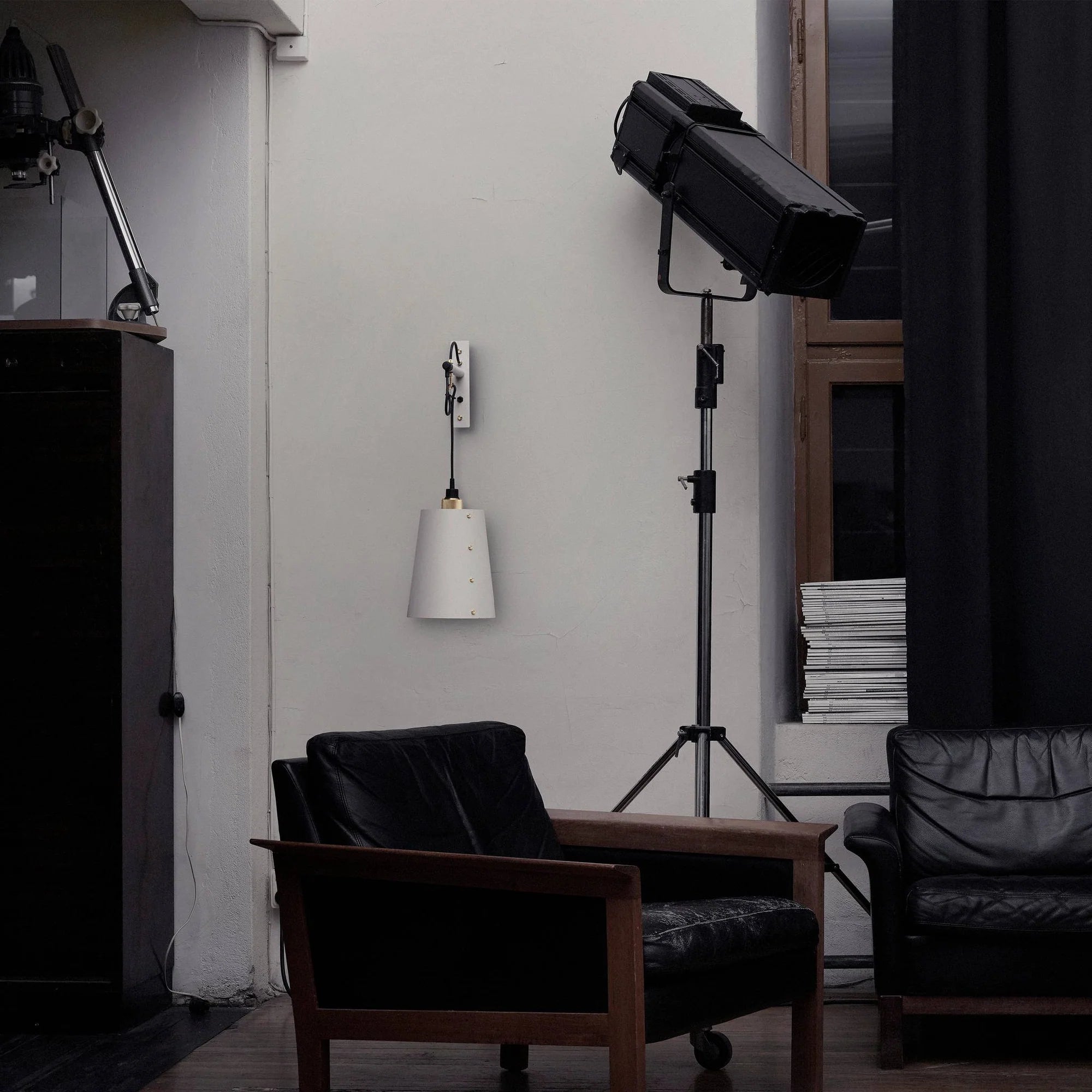 Hooked Wall Light with Shade