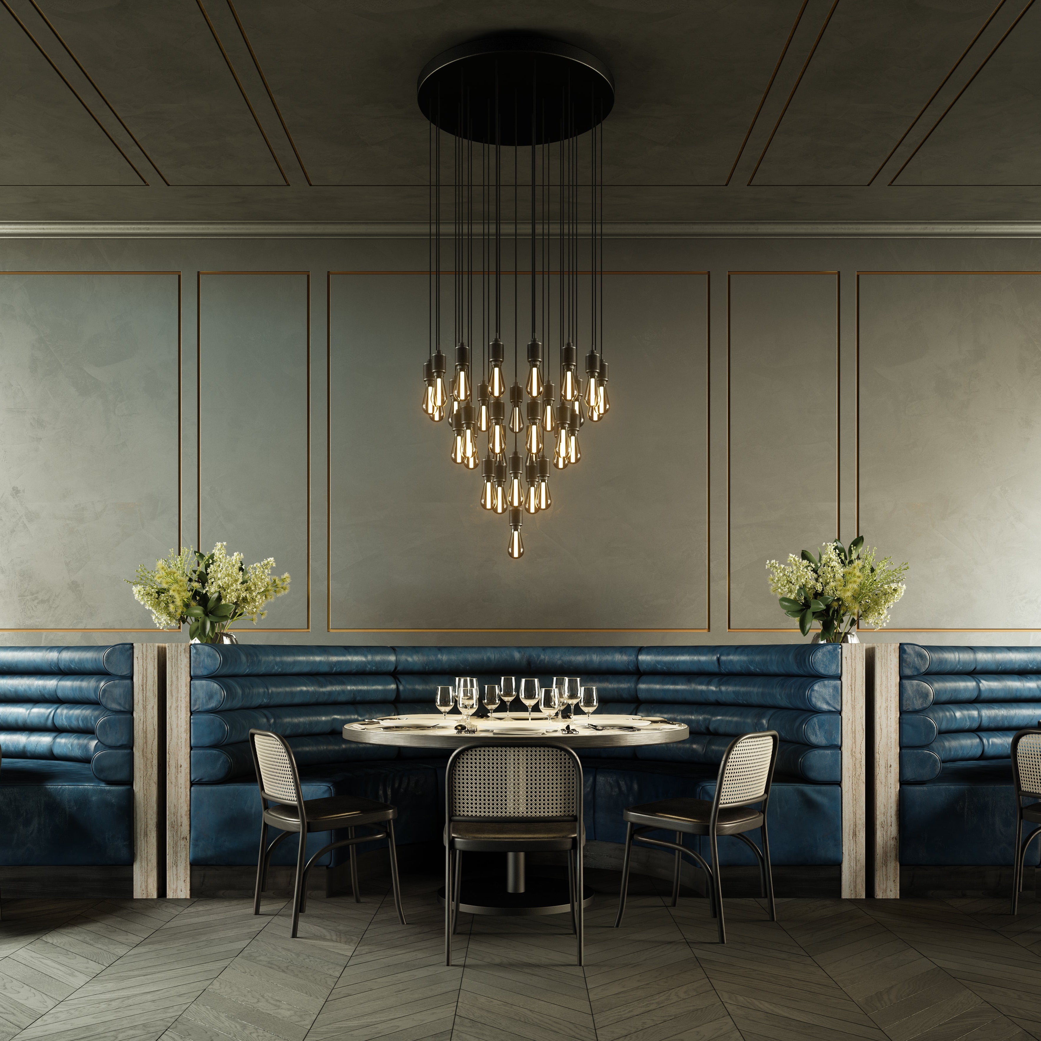 Heavy Metal Chandelier