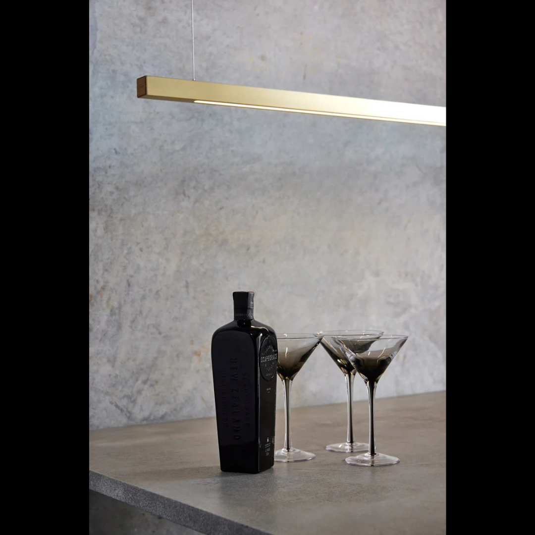 Capsühl Linear | LED Pendant | Brushed Brass