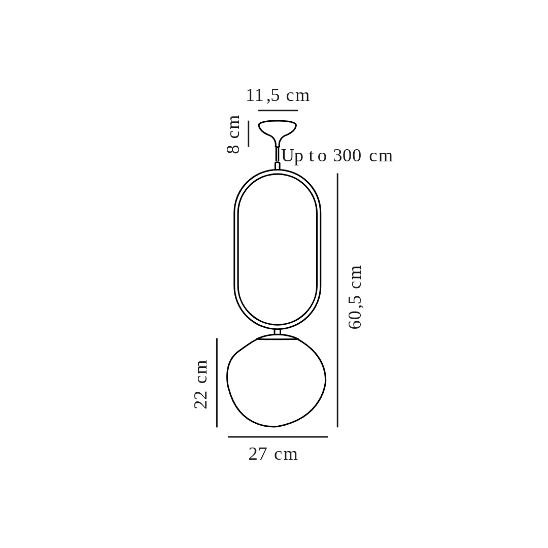 Shapes 27 Pendant