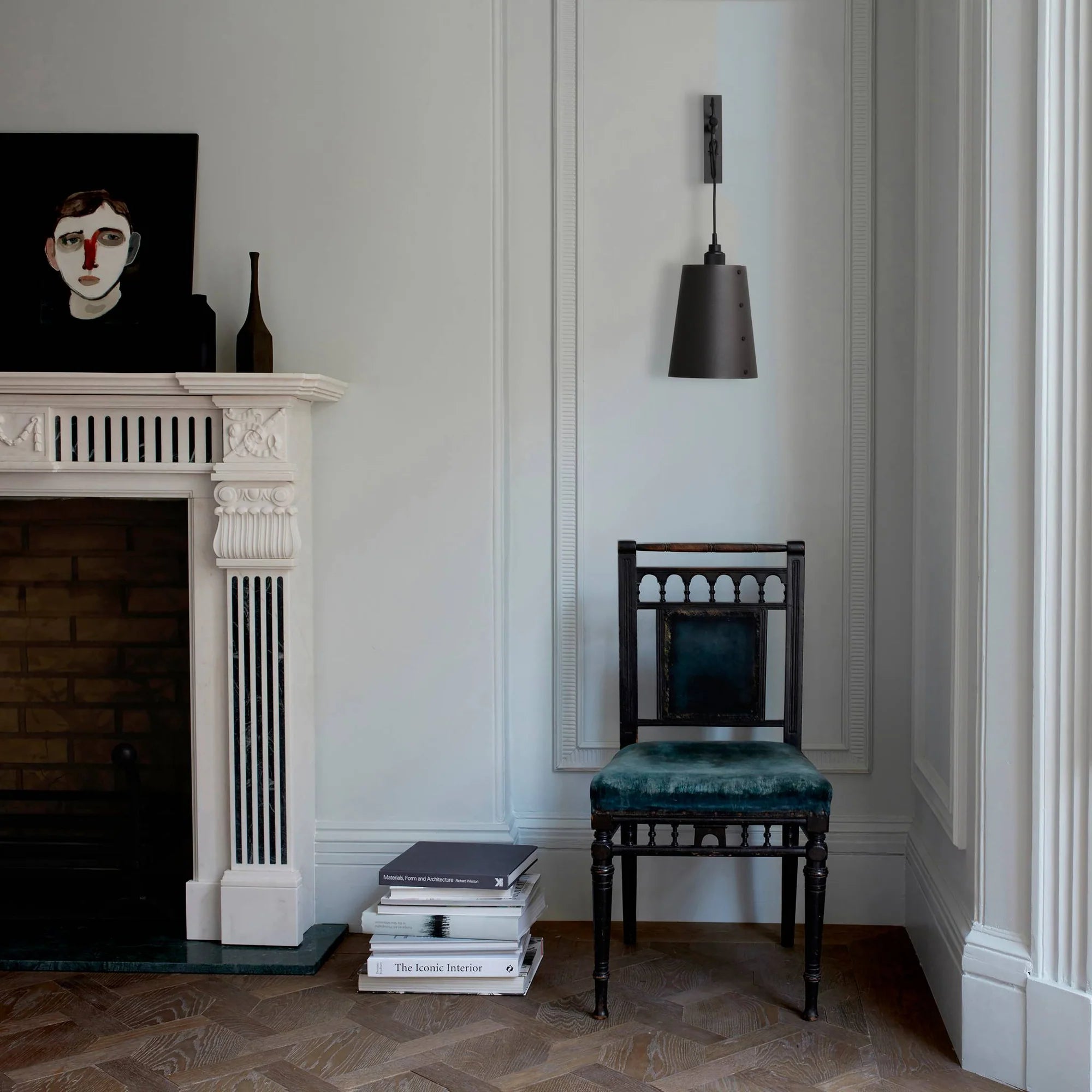 Hooked Wall Light with Shade