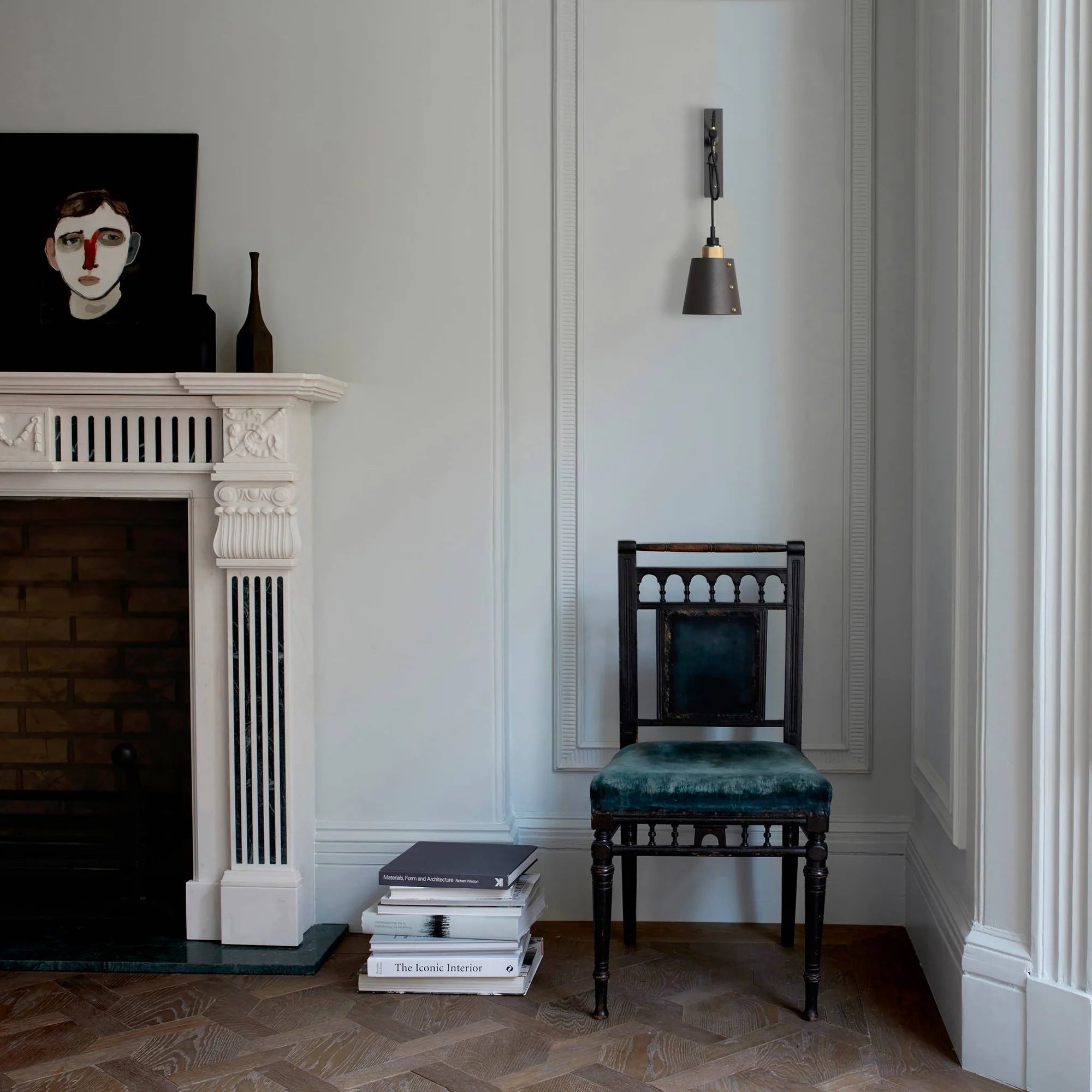 Hooked Wall Light with Shade