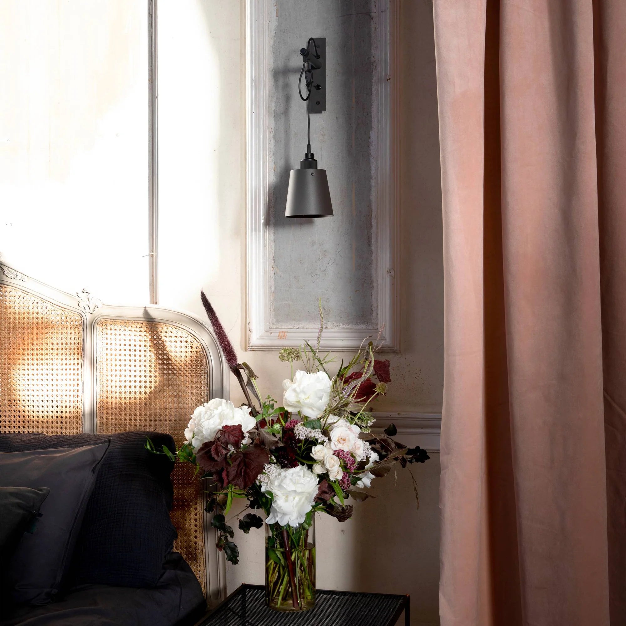 Hooked Wall Light with Shade