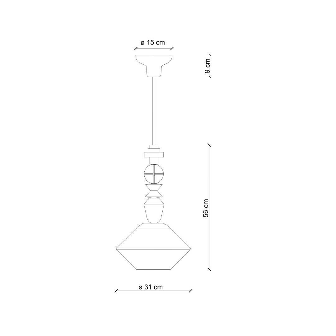 Lariat Short Pendant