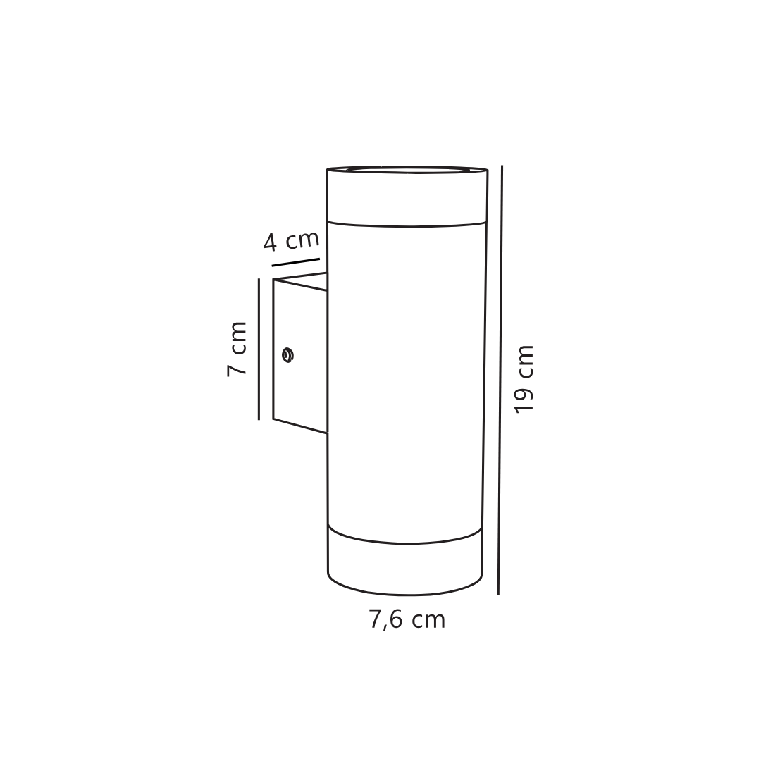 Tin Maxi Double Wall Light
