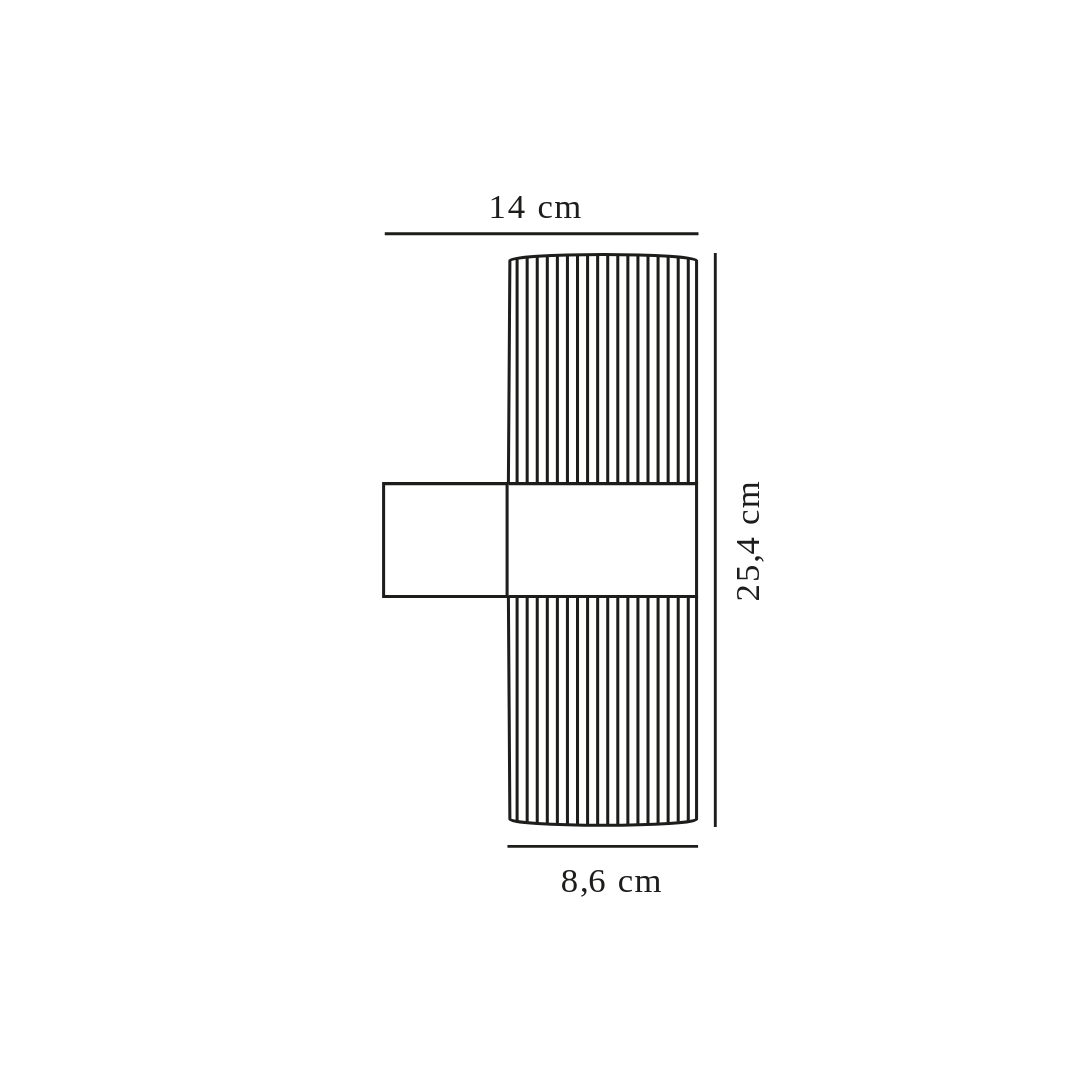 Kyklop Ripple Wall Light