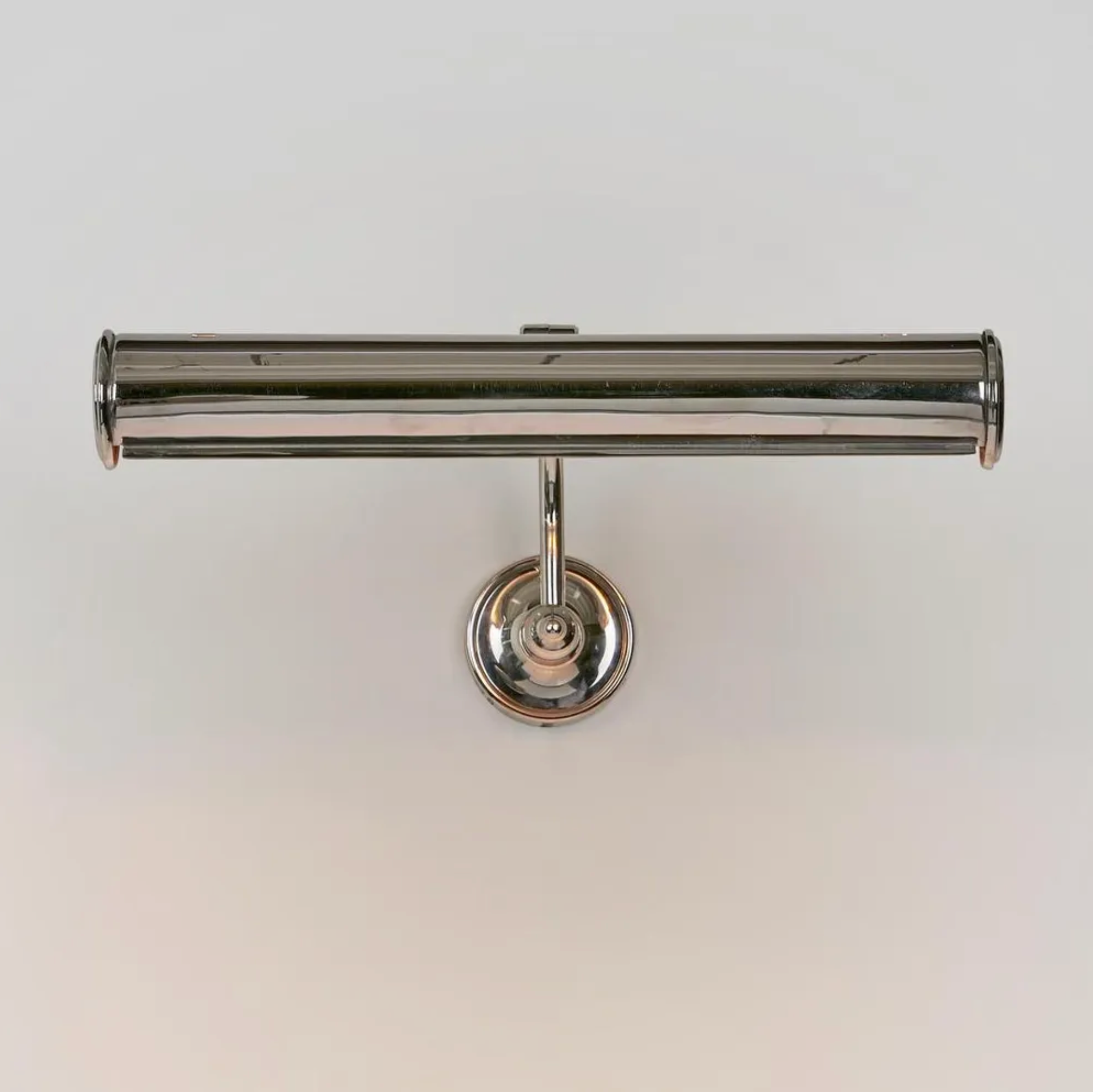 Nickel picture light on a white background