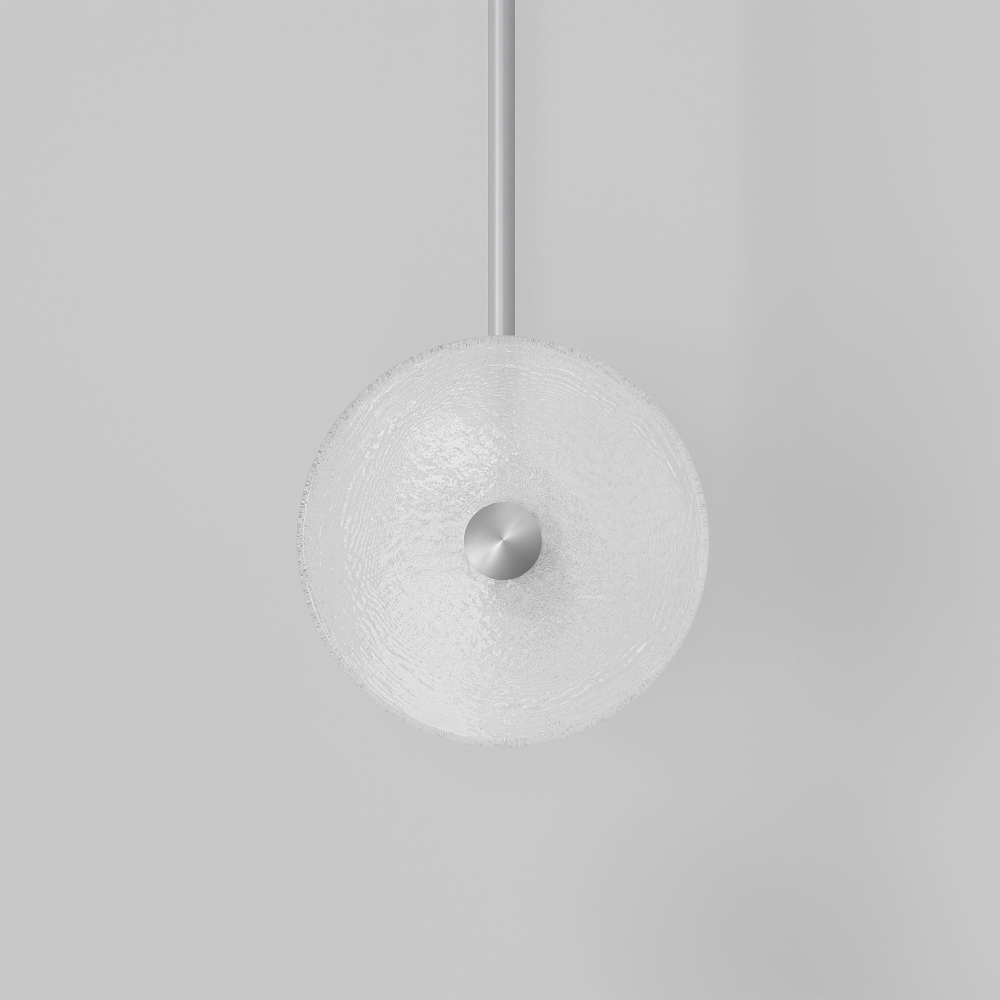 Coral Duo Rod Pendant - Frosted