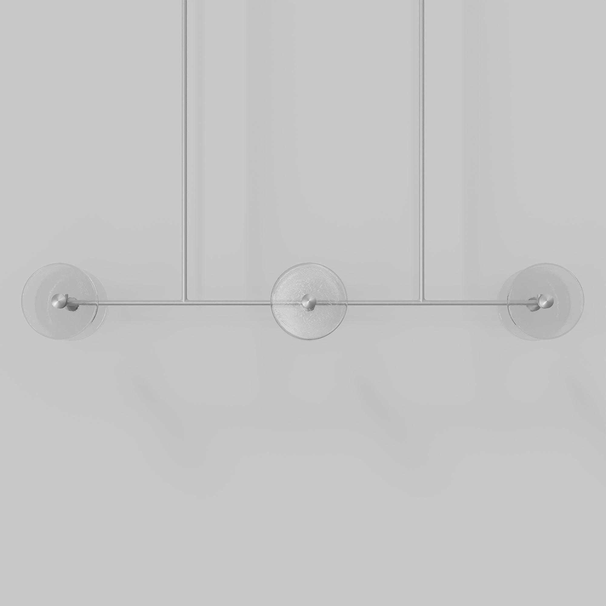 Coral Linear Rod Pendant (Six Coral Pieces)