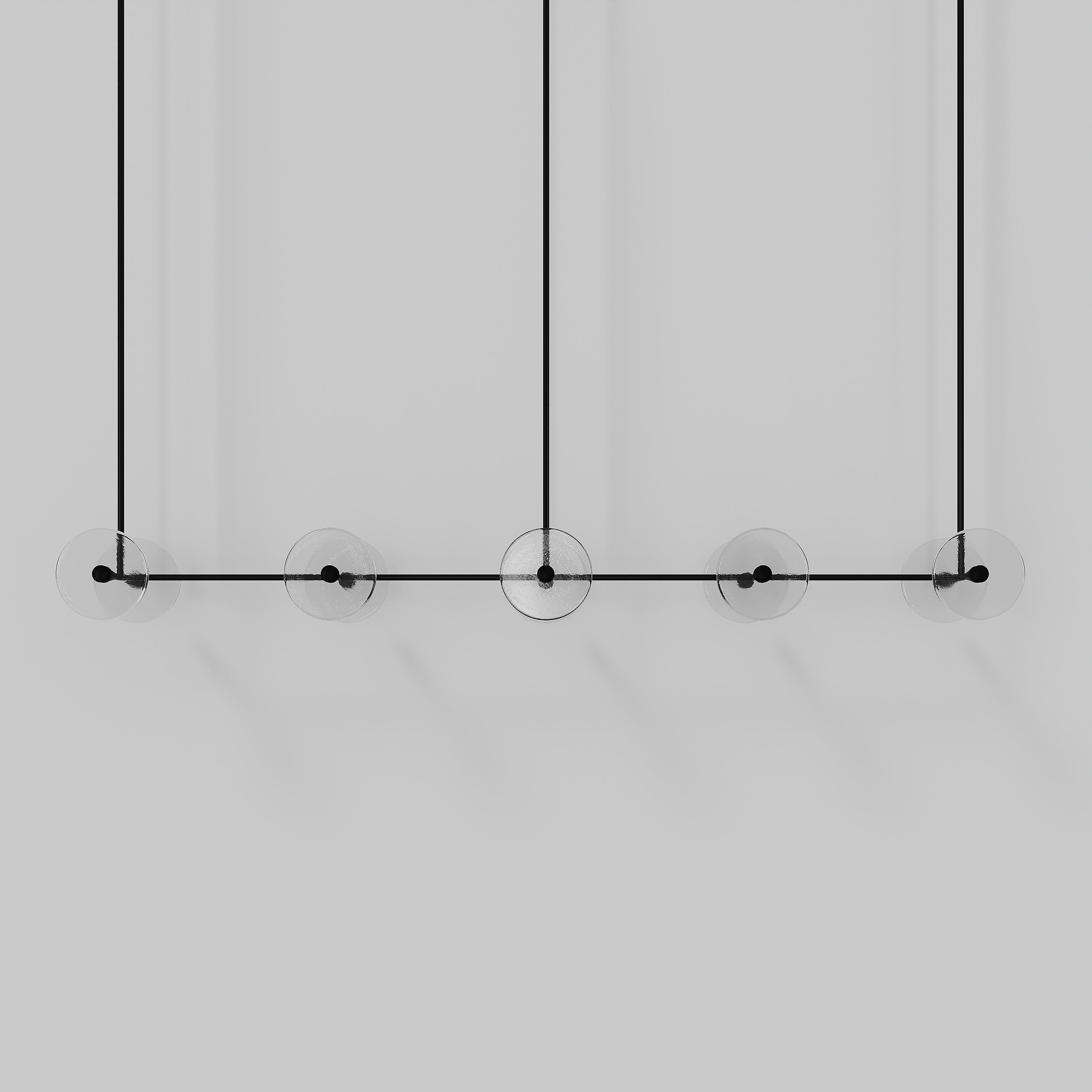 Coral Linear Rod Pendant (Ten Coral Pieces)