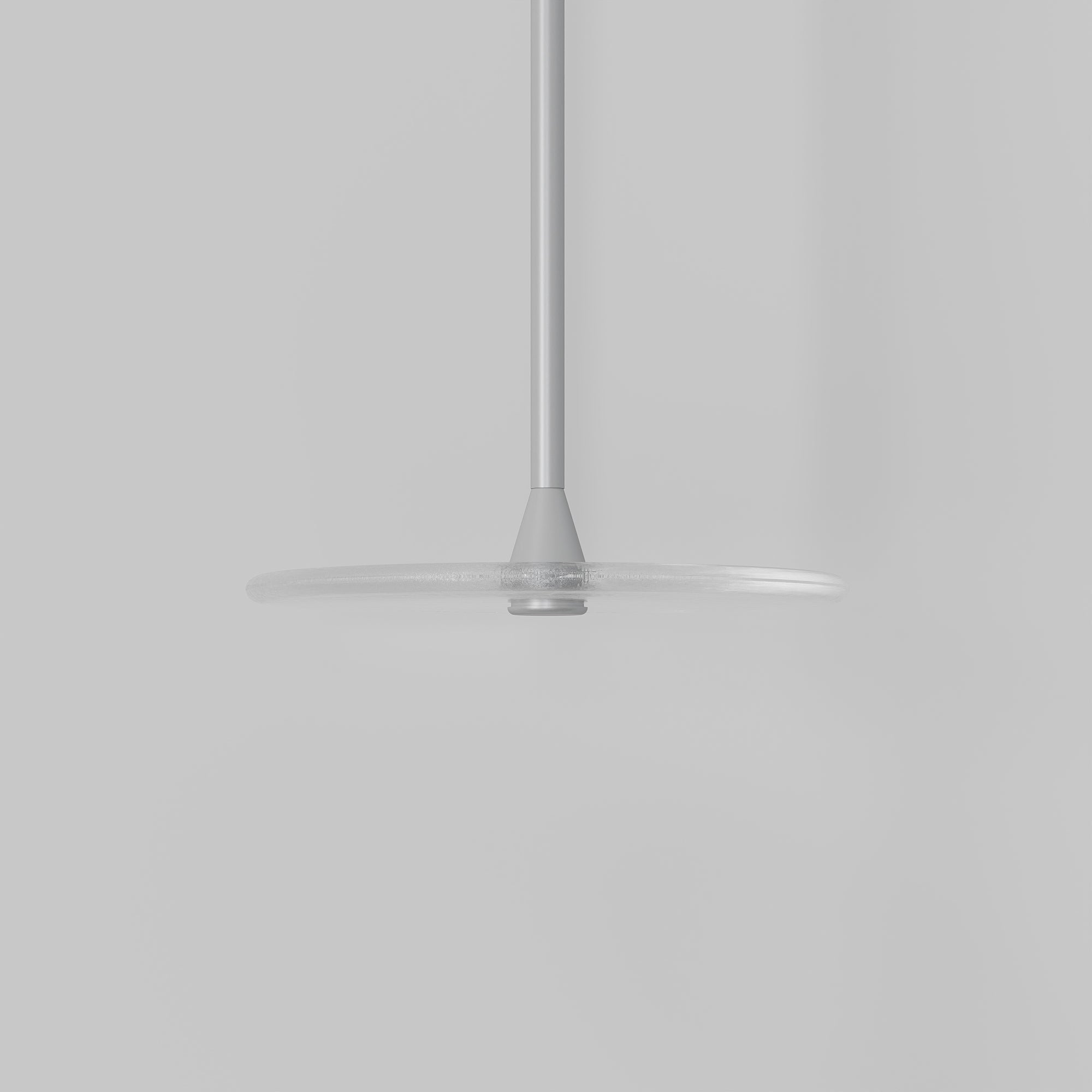 Coral Single Pendant - Clear Glass