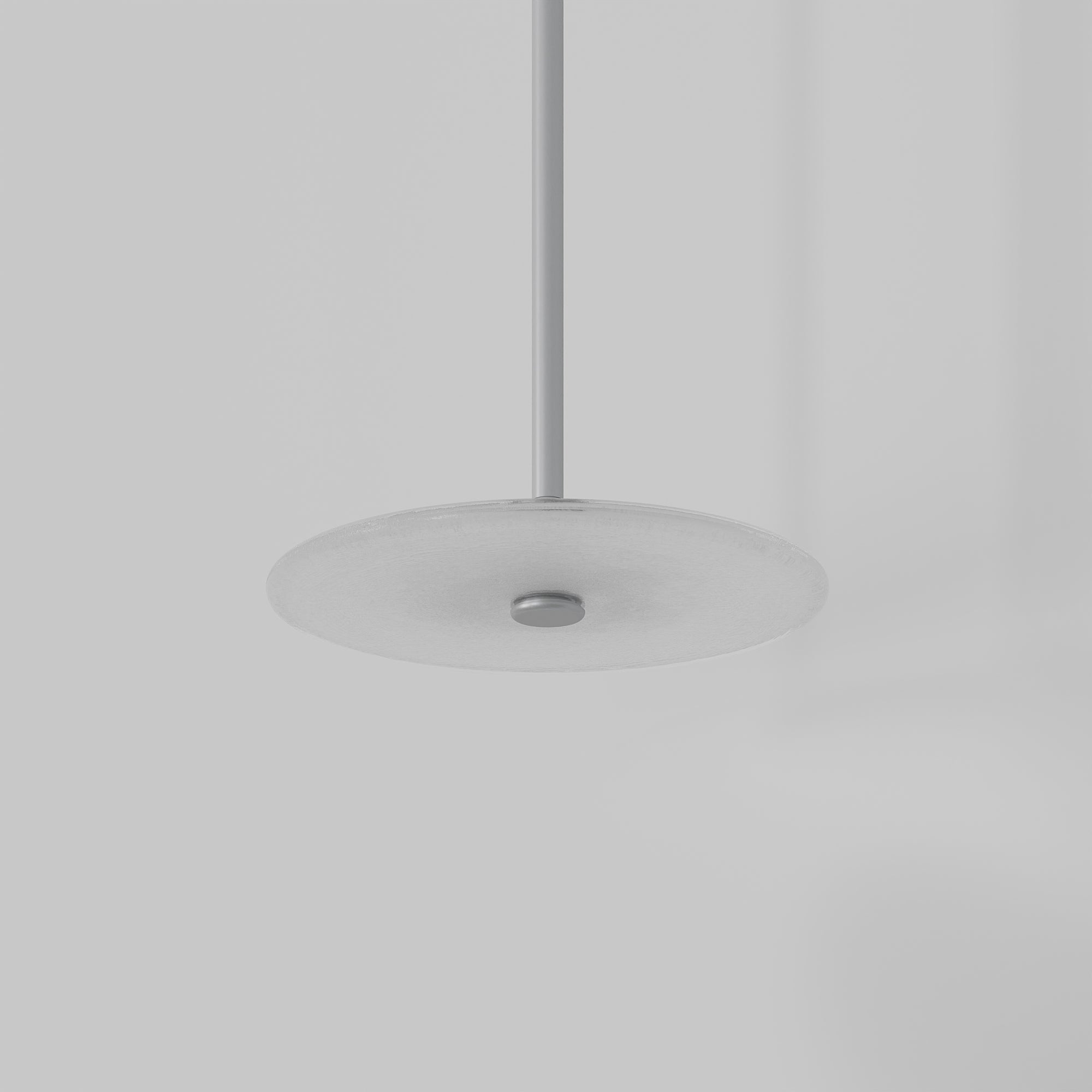 Coral Single Pendant - Frosted Glass