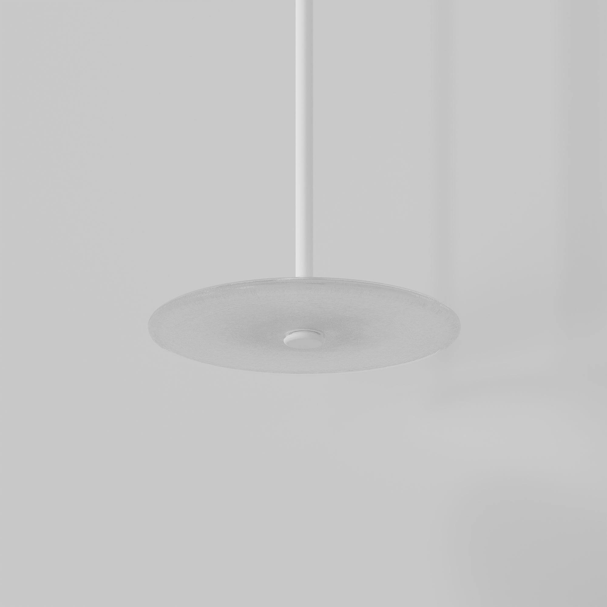 Coral Single Pendant - Frosted Glass