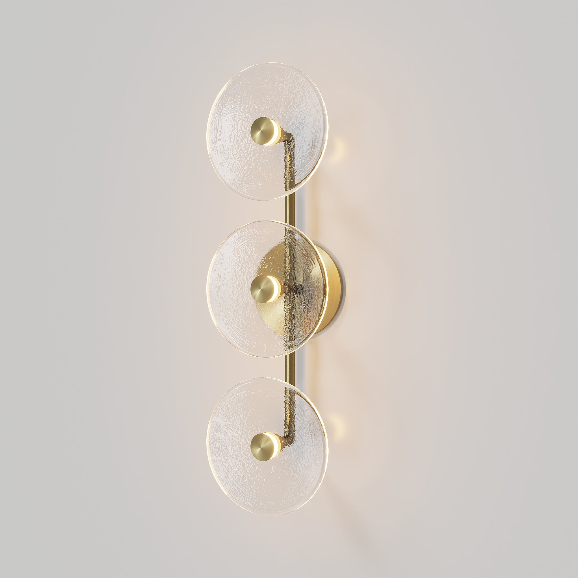 Coral Trio Rod Wall Light - (Centered)