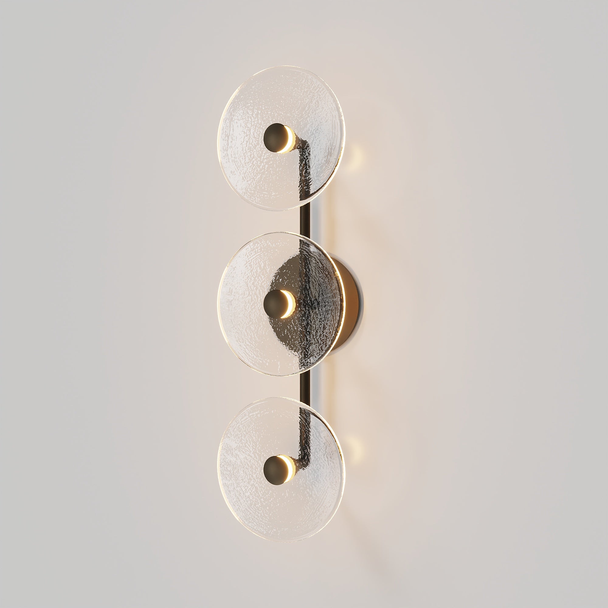 Coral Trio Rod Wall Light - (Centered)