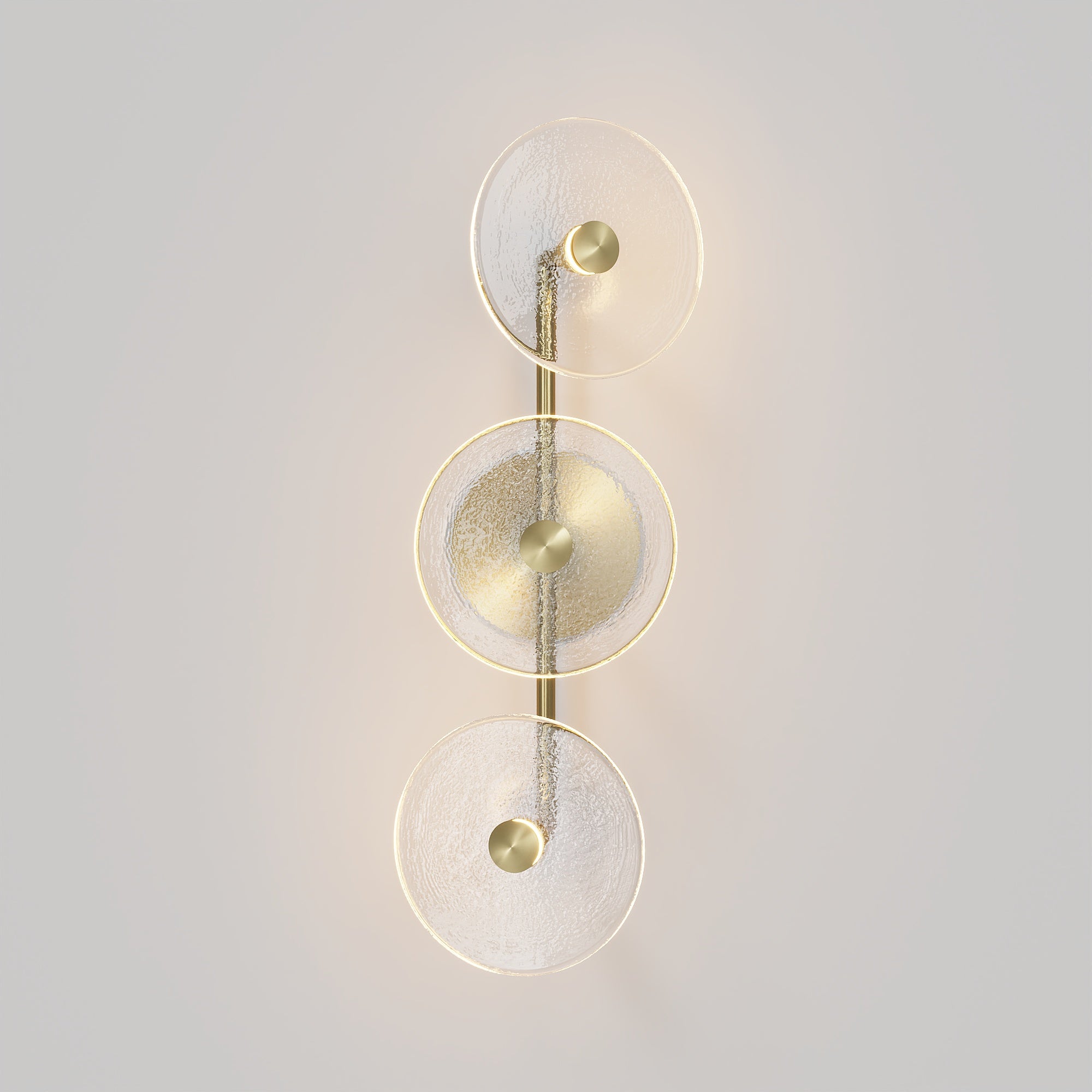 Coral Trio Rod Wall Light - (Off-Centered)