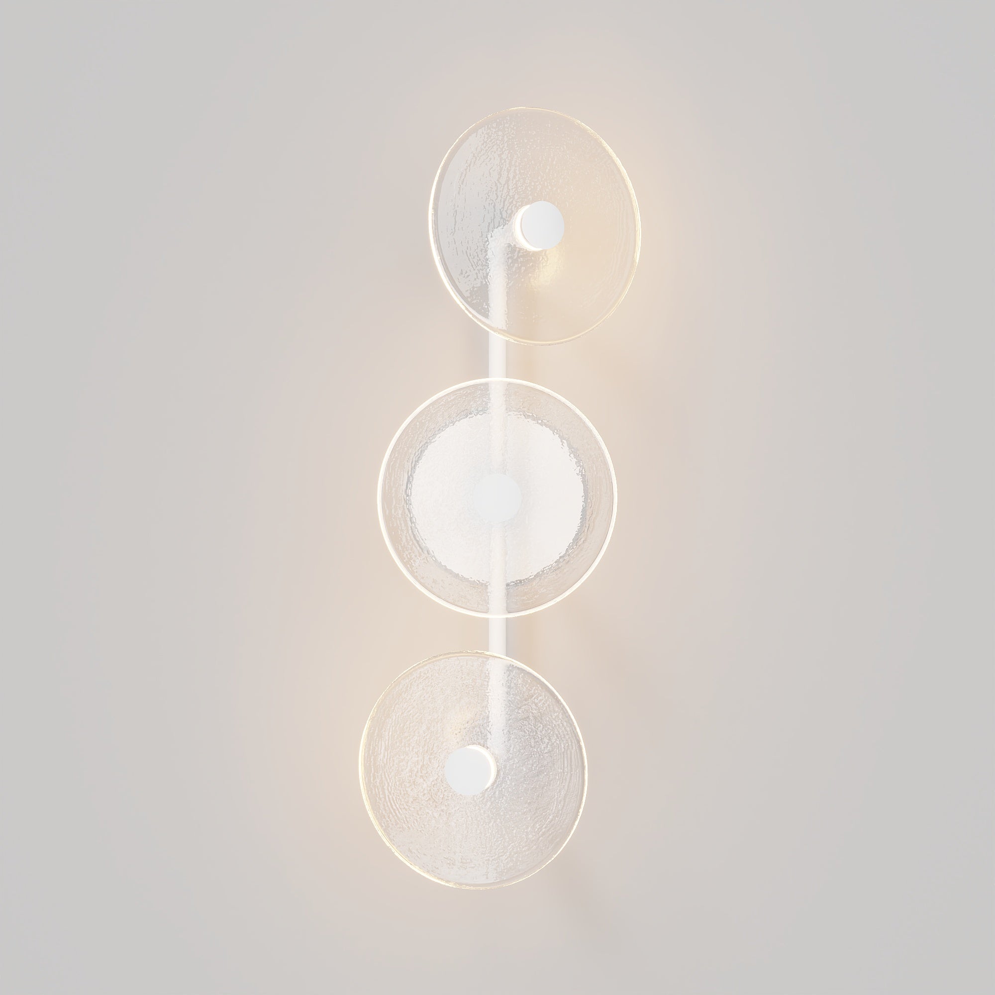 Coral Trio Rod Wall Light - (Off-Centered)