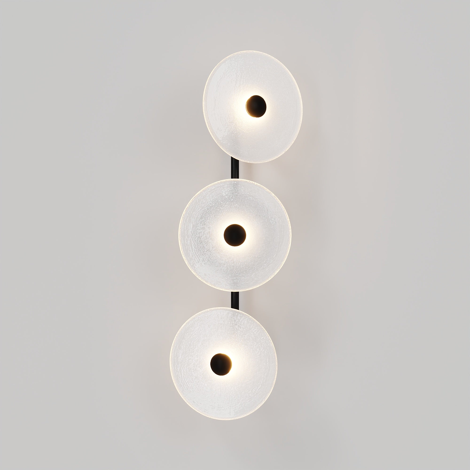 Coral Trio Rod Wall Light - (Off-Centered)