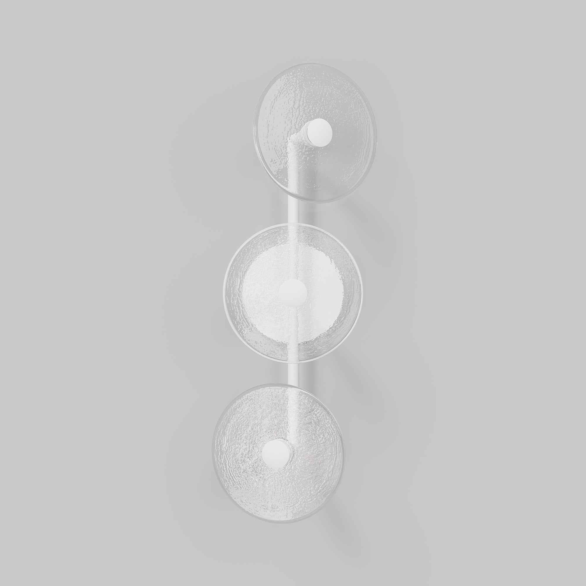 Coral Trio Rod Wall Light - (Off-Centered)