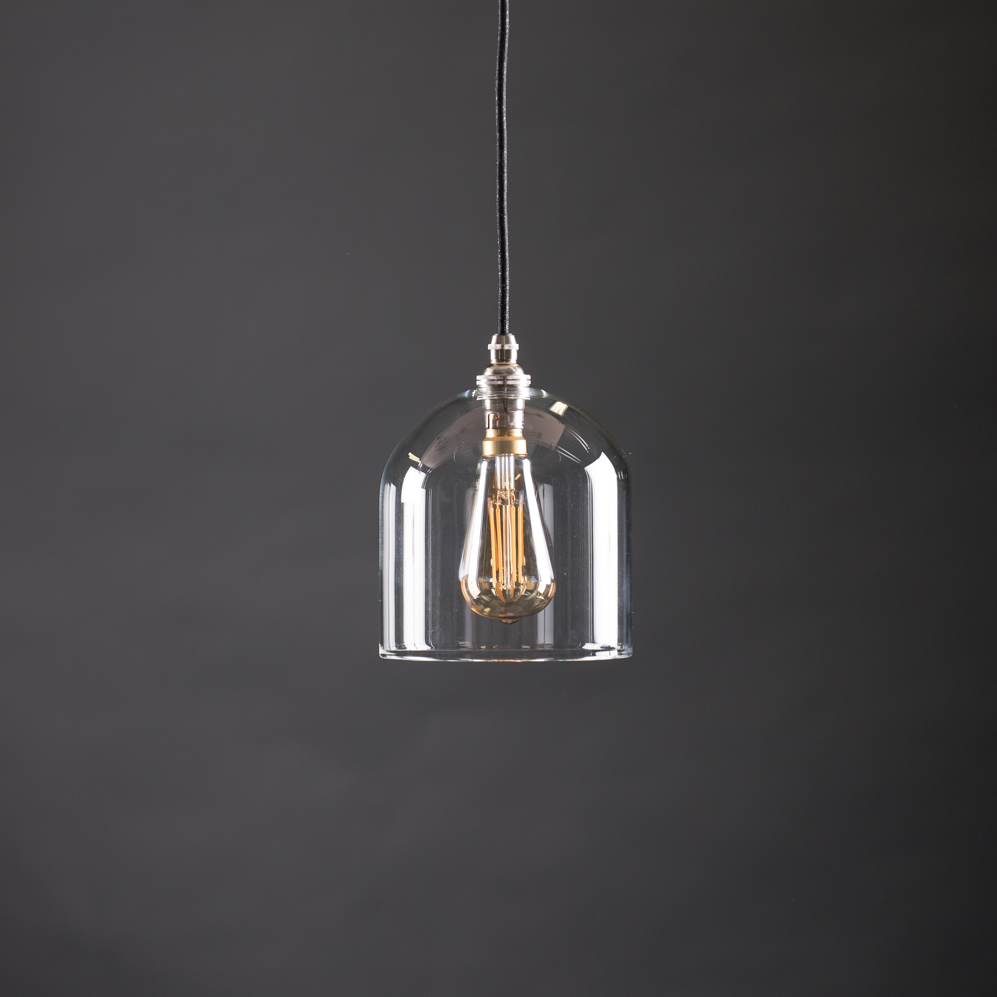 Frieda Glass Pendant - Clear