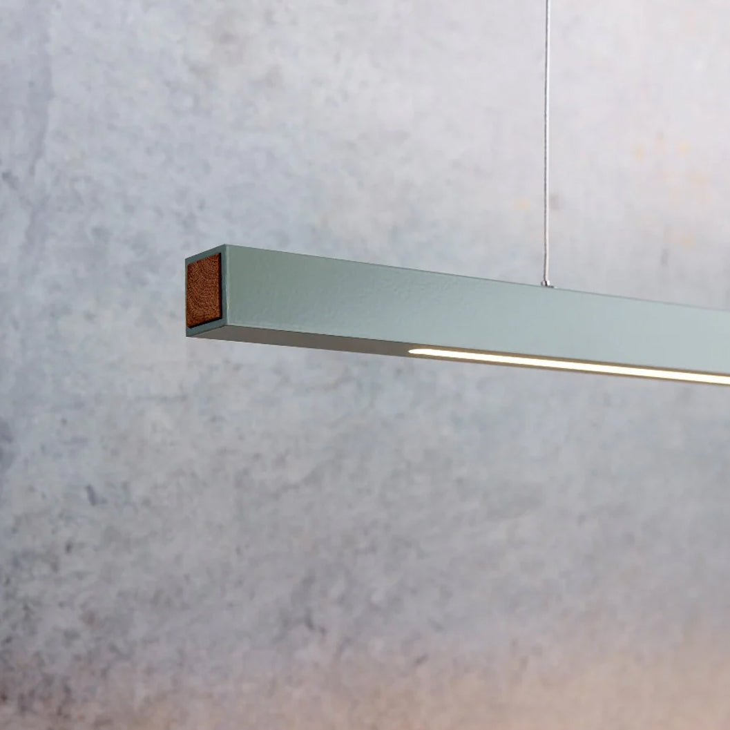 L.I.M. LED Linear Pendant | Sage or Custom Colour