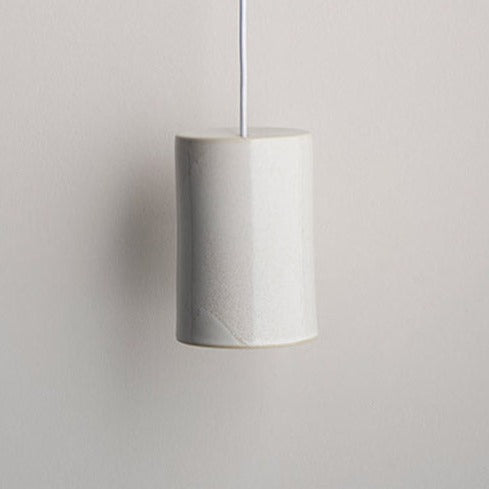 Ceramic Pendant Cylinder Light Large