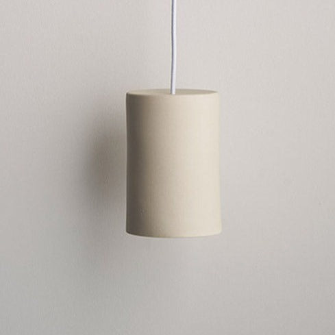 Ceramic Pendant Cylinder Light Large