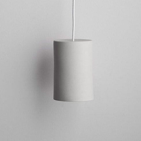 Ceramic Pendant Cylinder Light Large