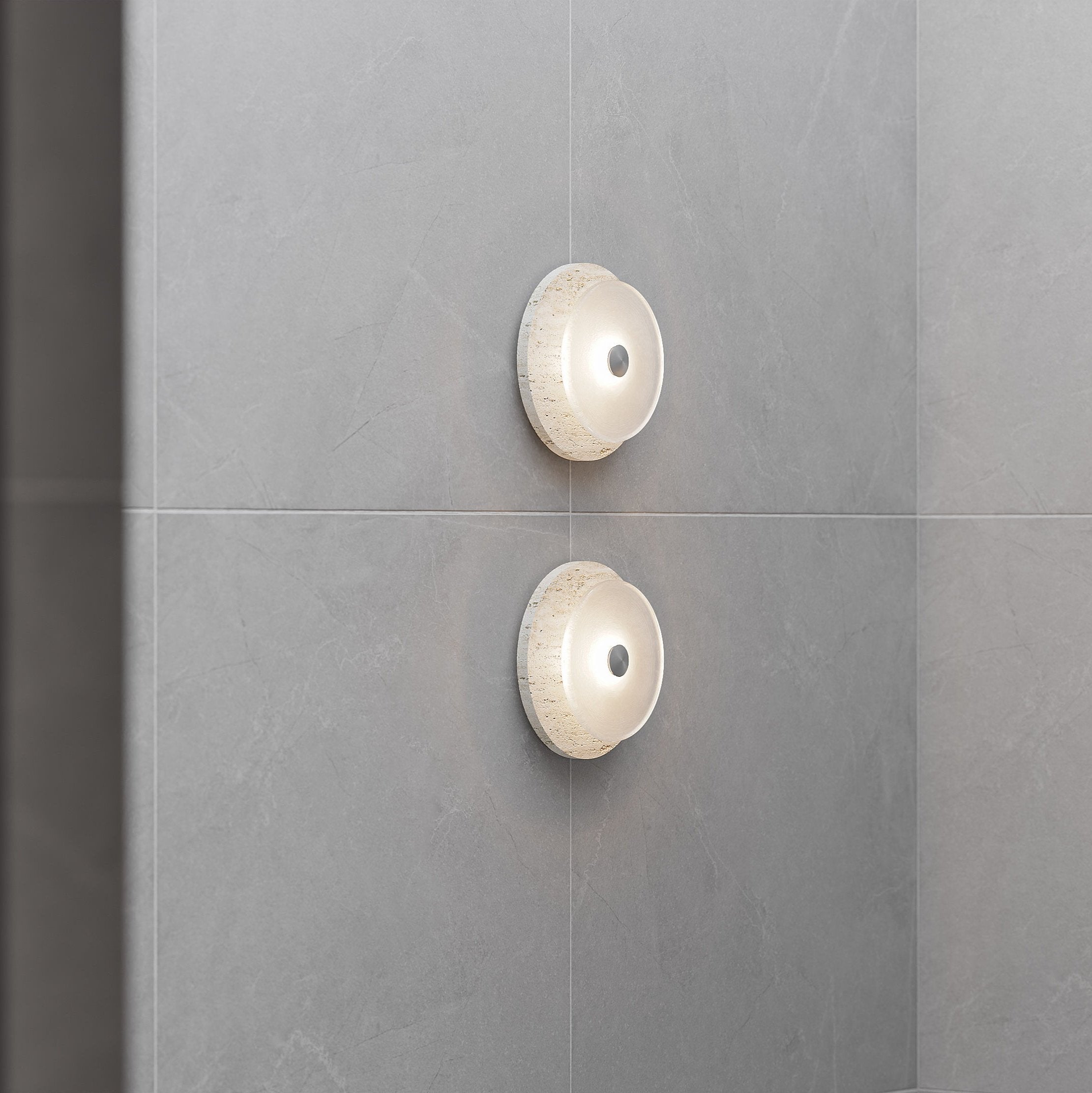 Coral Travertine Wall Light
