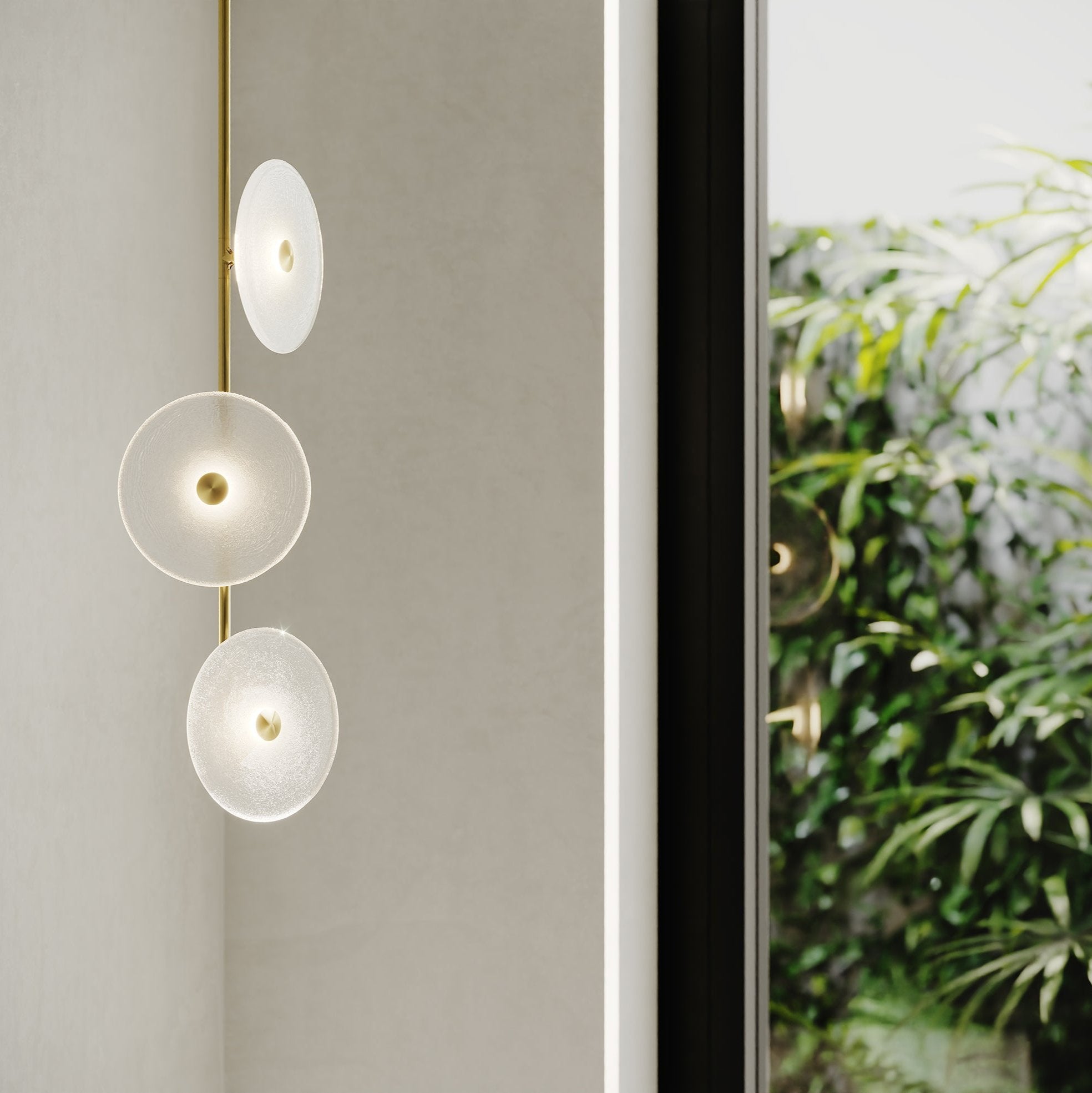 Coral Trio Pendant Light (Off Centered)