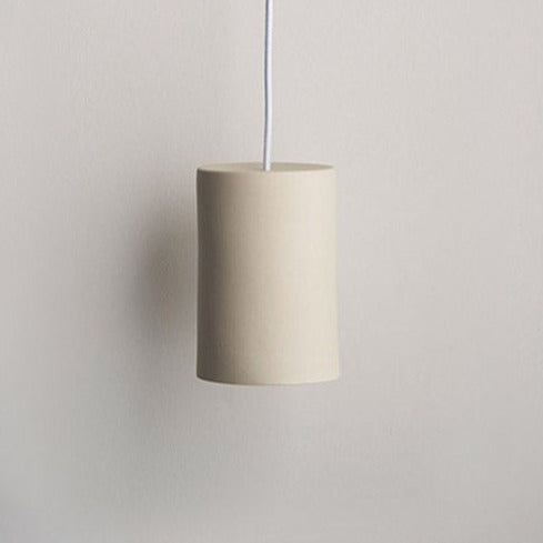 Ceramic Cylinder Pendant Light Small