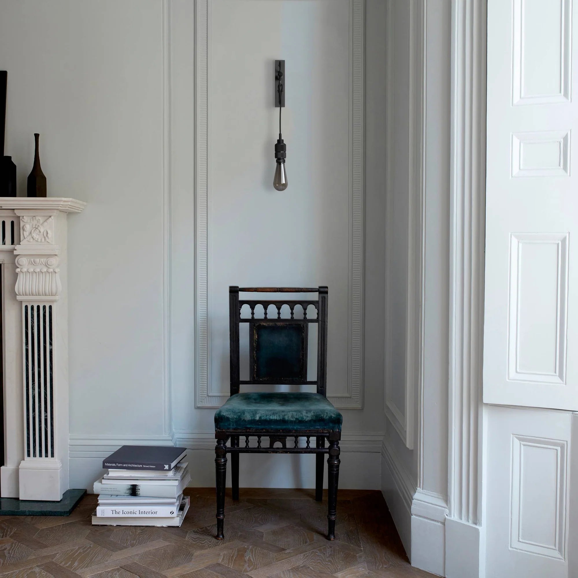 Hooked Wall Light - Nude