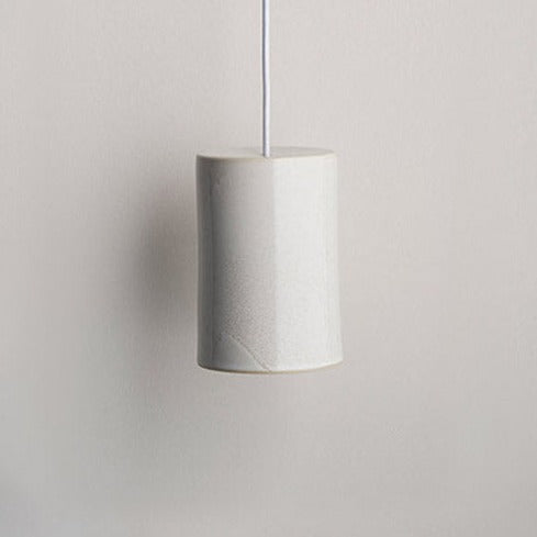 Ceramic Cylinder Pendant Light Small