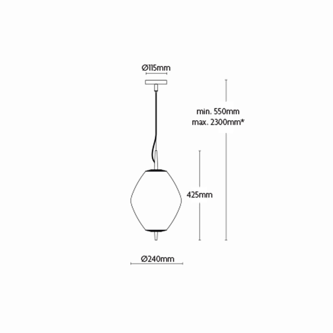 Nova Tall Pendant Light