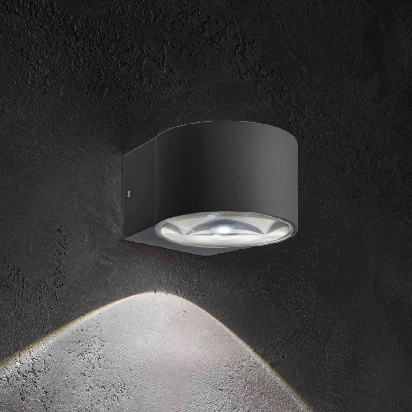 LENS OUTDOOR WALL LIGHT