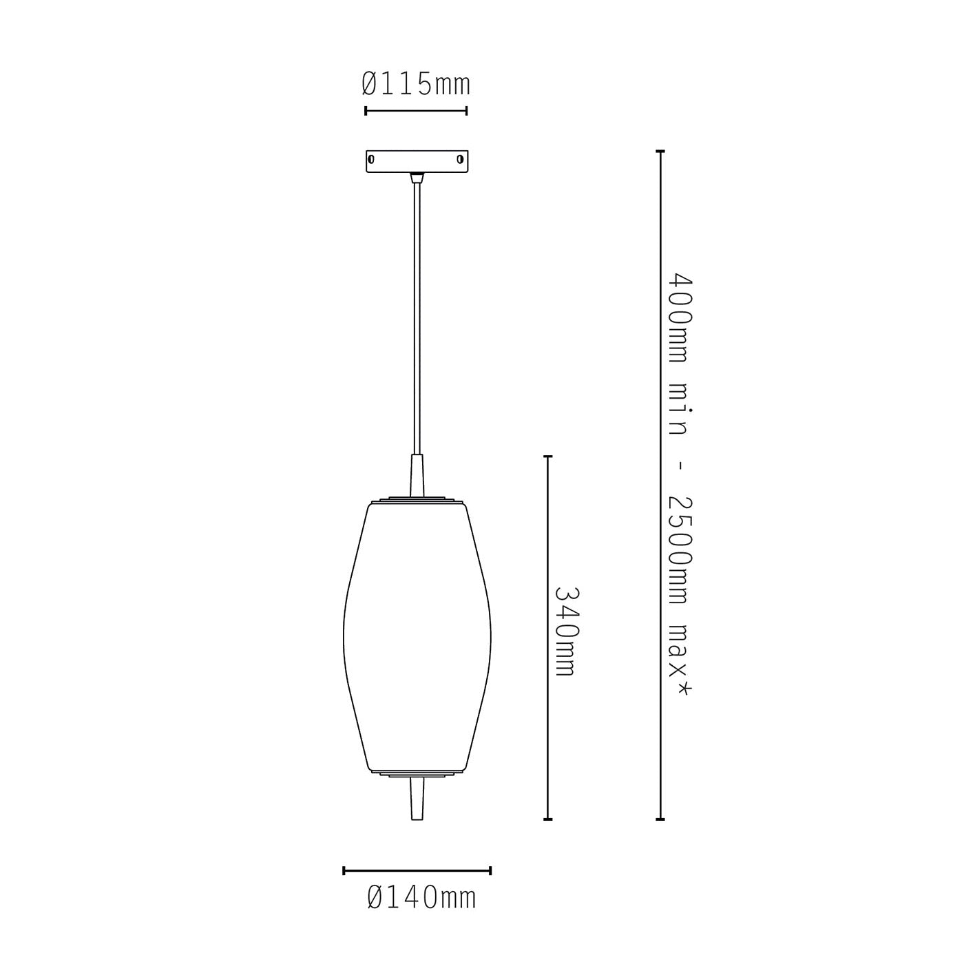 Nova Slim Pendant Light