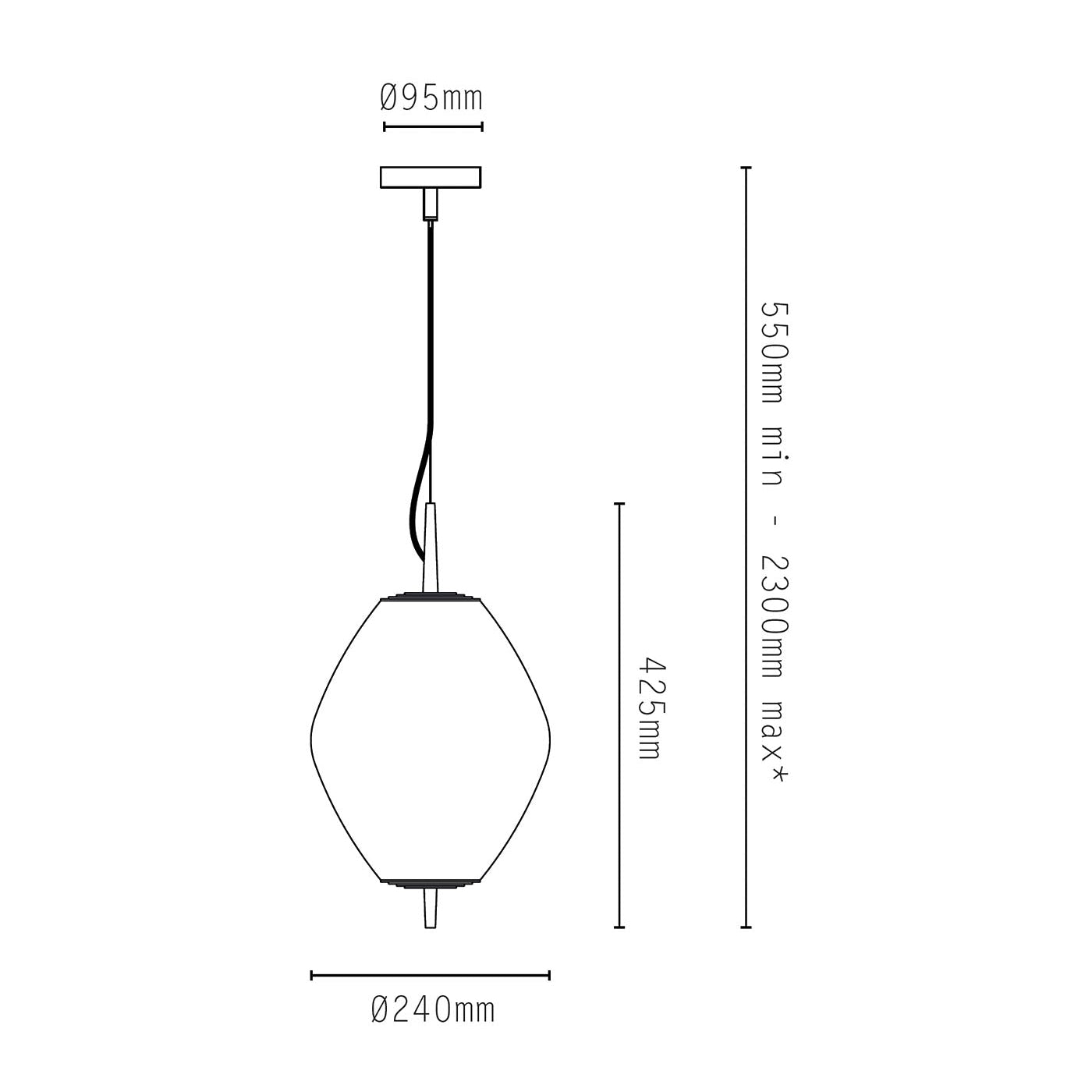Nova Tall Pendant Light