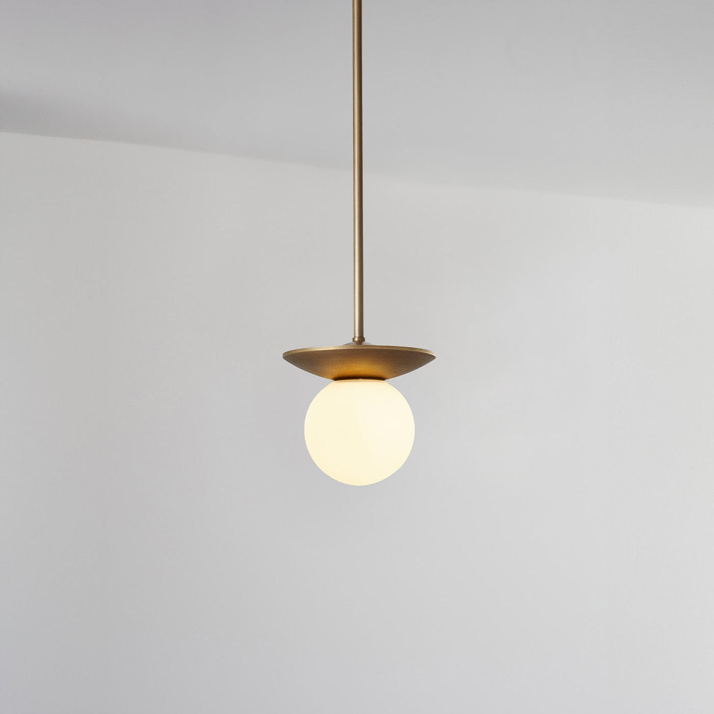 Orbit Brass Pendant Light