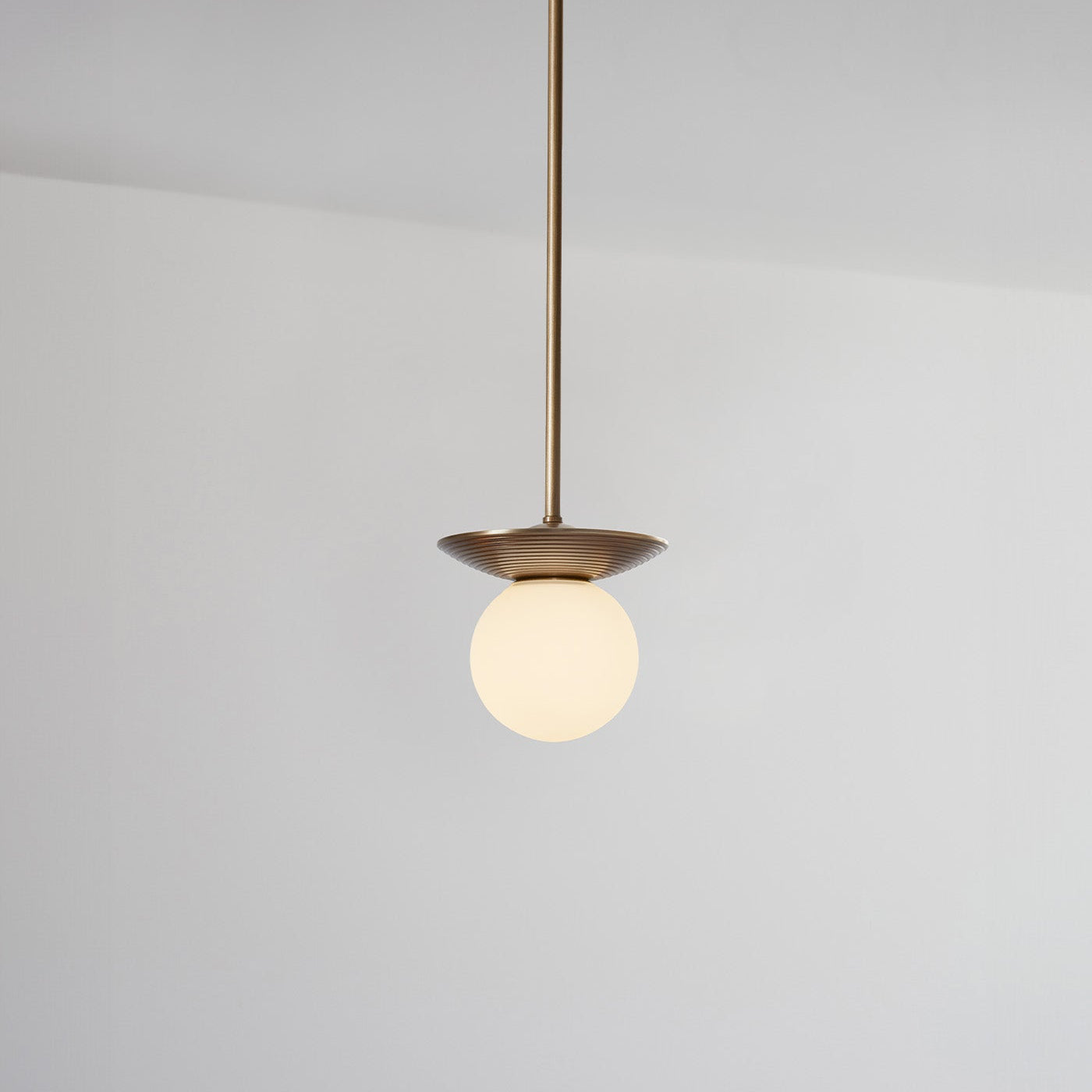 Orbit Brass Pendant Light
