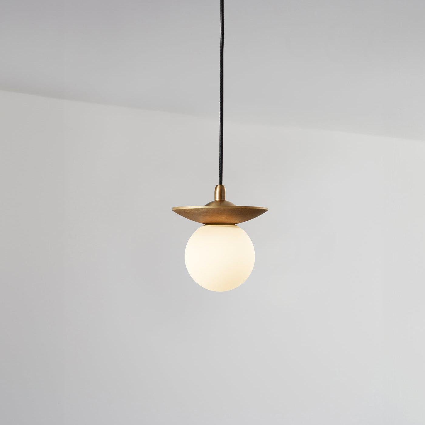 Orbit Brass Pendant Light