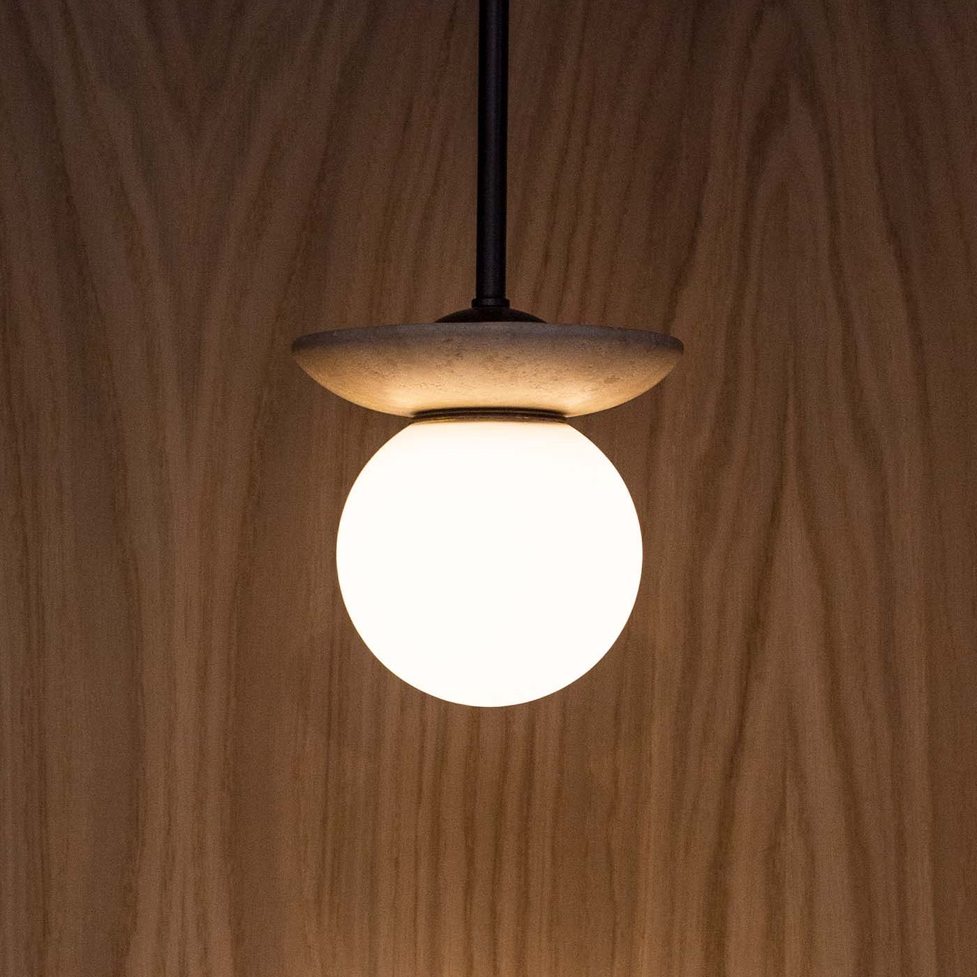 Orbit Stone Pendant Light