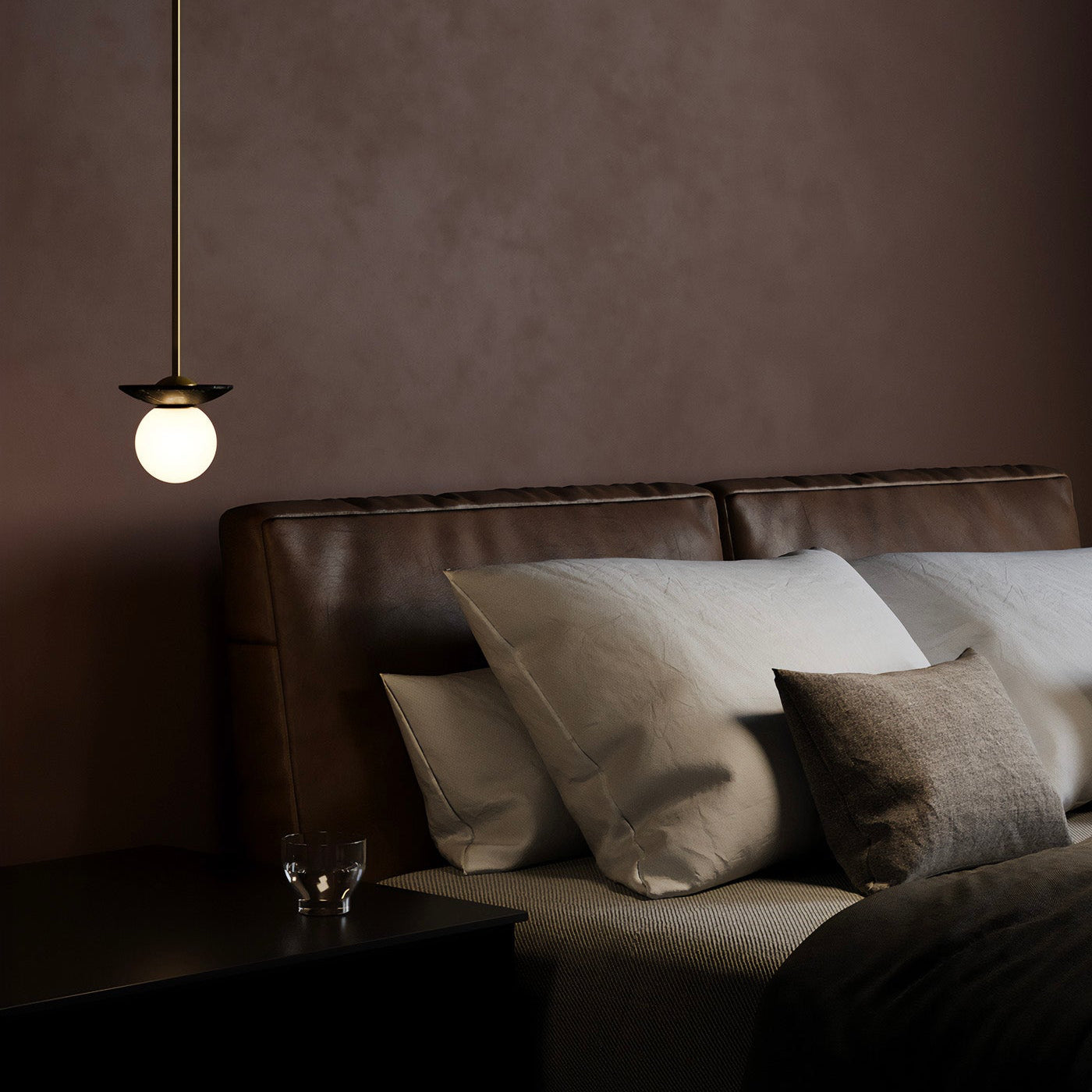Orbit Stone Pendant Light