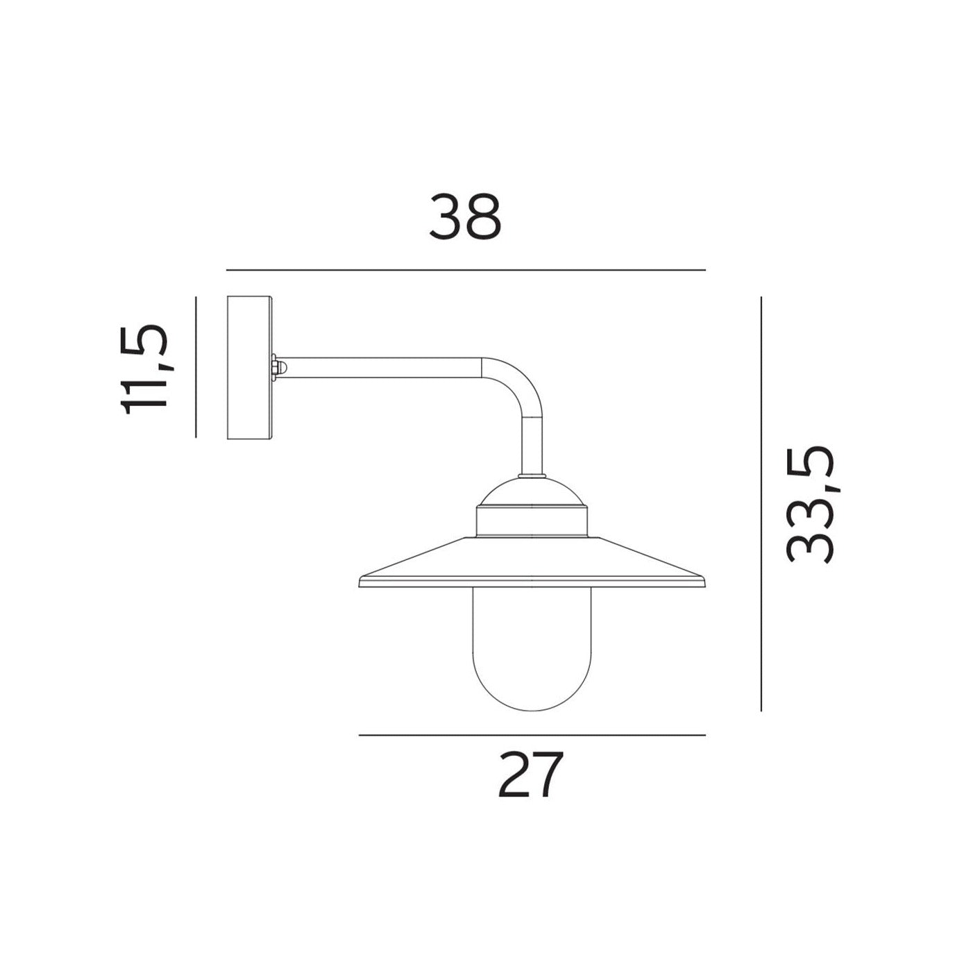 VANSBRO WALL LIGHT