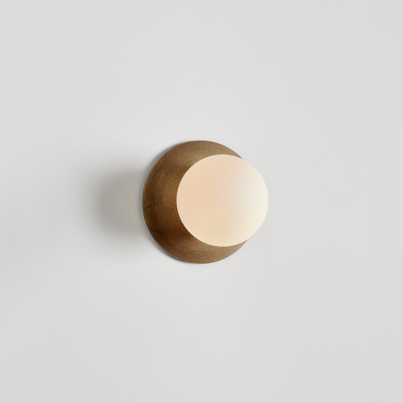 Orbit Brass Wall Light