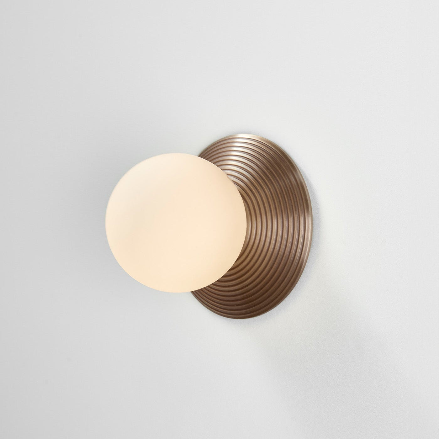 Orbit Brass Wall Light