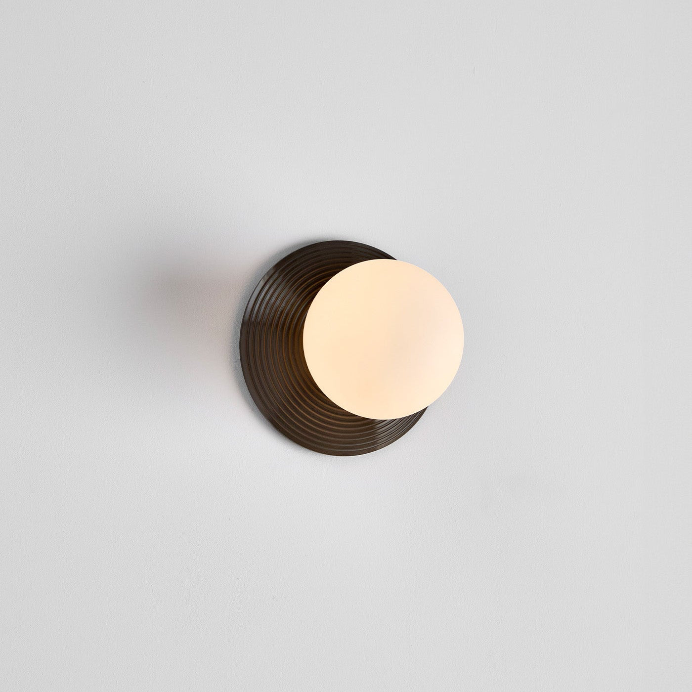Orbit Brass Wall Light