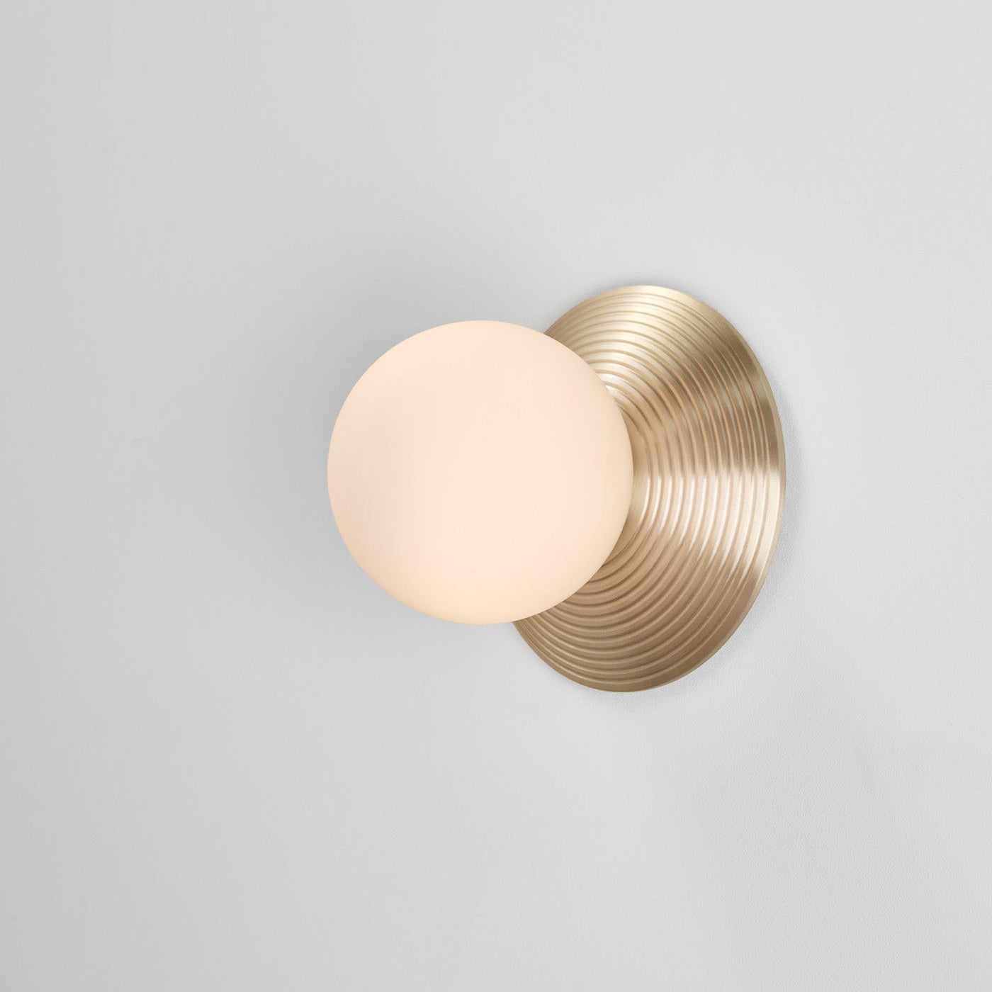 Orbit Brass Wall Light