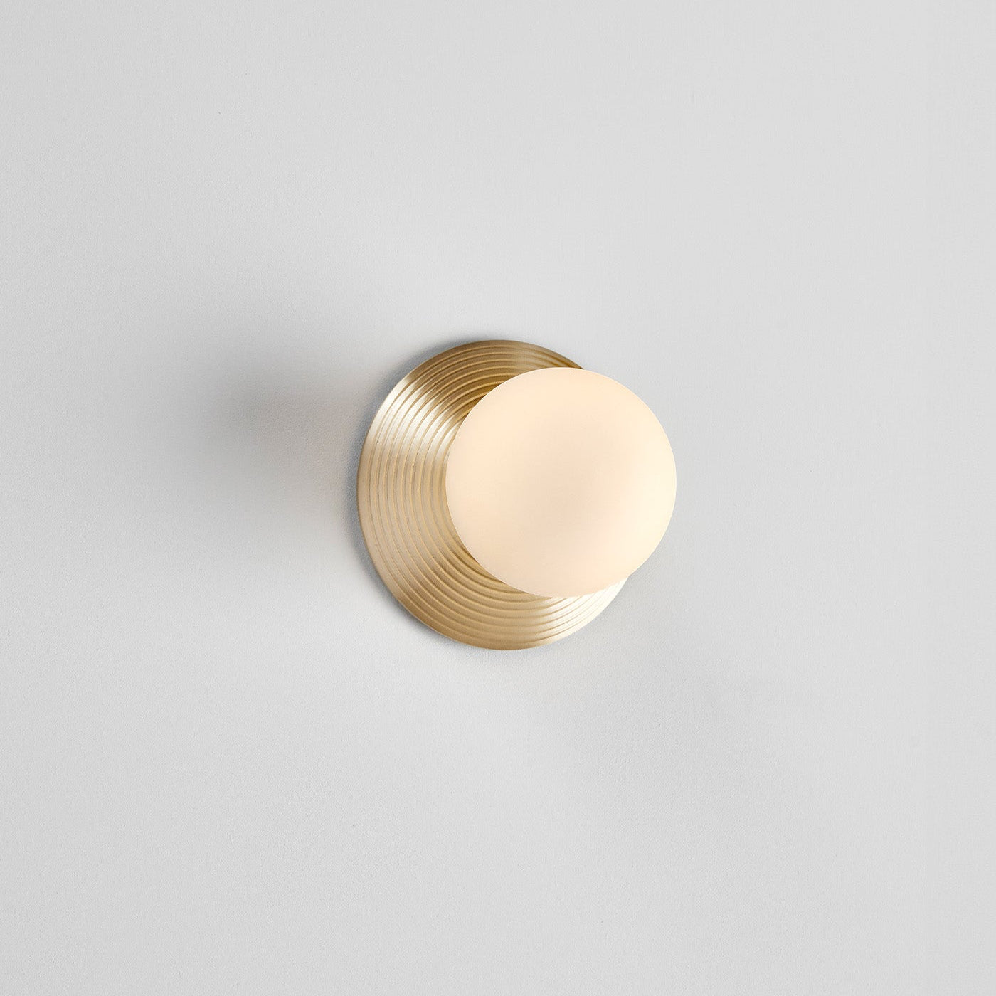 Orbit Brass Wall Light