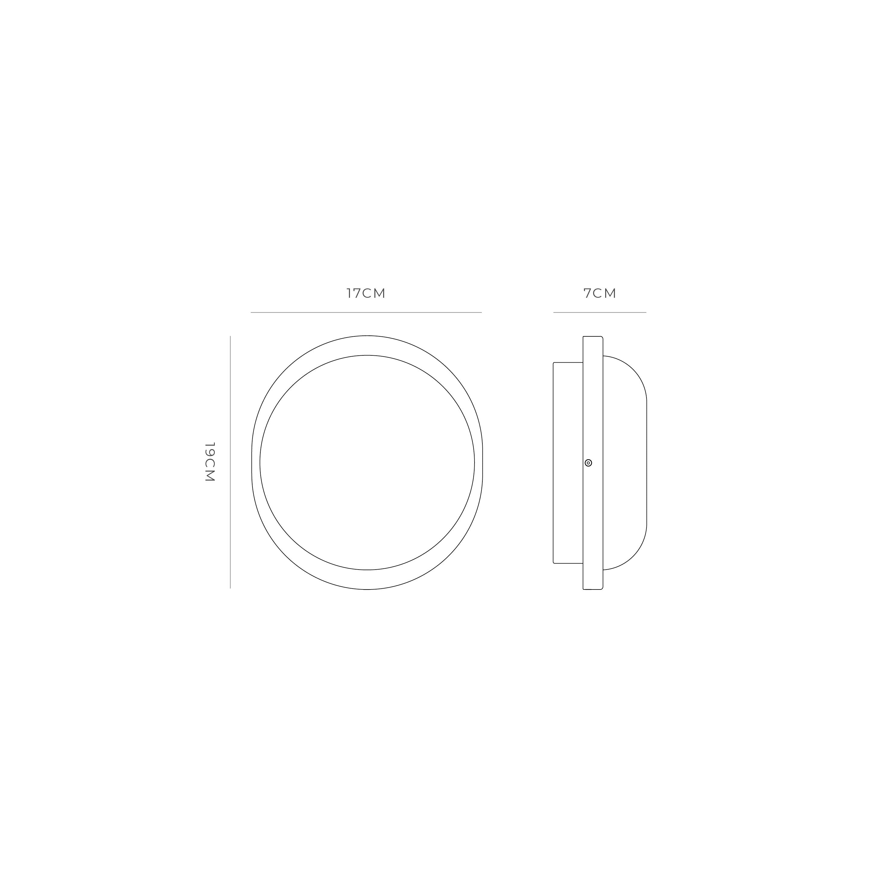 Bode Round Wall/Ceiling Light